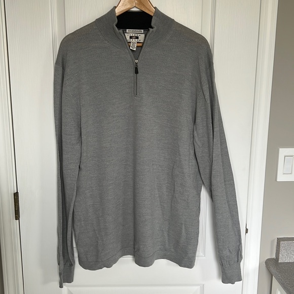Joseph Abboud quarter zip dress sweater size 2XL Tall - Picture 1 of 2